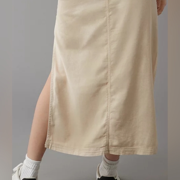AE Dreamy Drape Linen Stretch Maxi Skirt - Picture 5 of 8